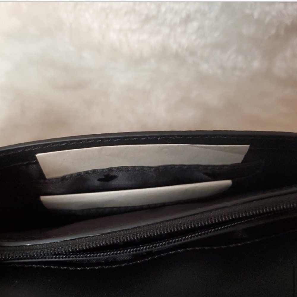 KATE SPADE NWT Joeley Multifunction Wristlet Wallet Black Sparkle Leather IN BOX - Picture 6 of 15